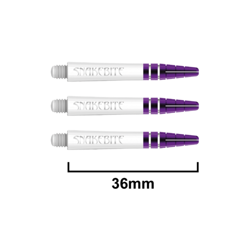 Red Dragon Red Dragon Nitrotech Snakebite White/Purple - Dart Shafts