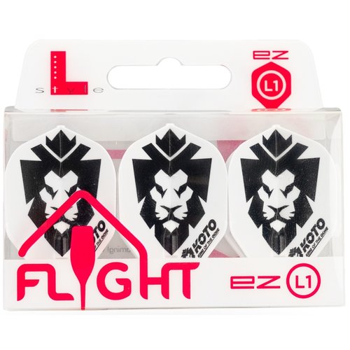 KOTO L-Style Champagne EZ L1 KOTO V1 White - Dart Flights