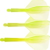 Condor Condor Neon Axe Flight System - Small Yellow - Dart Flights