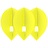 L-Style Champagne L2 Teardrop Yellow - Dart Flights