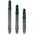 L-Style L-Shaft Gradient N9 Locked Straight Black & Green - Dart Shafts