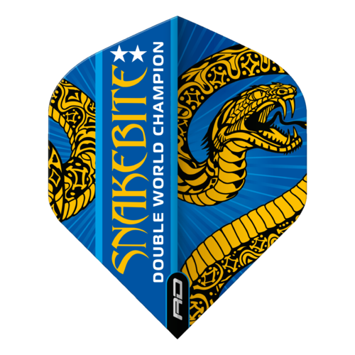 Red Dragon Red Dragon Peter Wright Snakebite Double World Champion Blue & Gold - Dart Flights