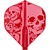 Cosmo Darts - Fit Flight AIR Hide and Seek - Red Standard - Dart Flights