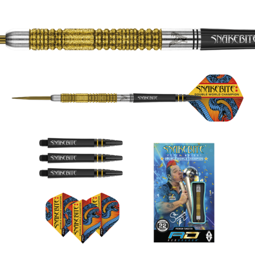 Red Dragon Red Dragon Peter Wright Double World Champion SE Gold 85% - Steeldarts