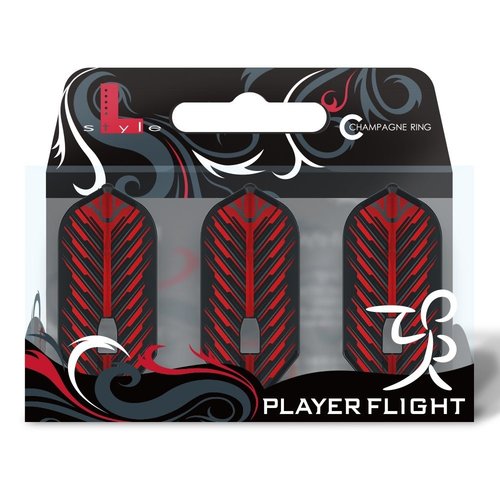 L-Style L-Style Champagne Flight L6 Slim Alex Reyes Red - Dart Flights