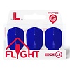 L-Style L-Style Champagne Flight EZ L3 Shape Blue - Dart Flights
