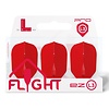 L-Style L-Style Champagne Flight EZ L3 Shape Red - Dart Flights