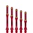 Cuesoul - Tero Flight System AK7 Slim - Red - Dart Shafts