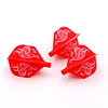 CUESOUL Cuesoul - Tero Flight System AK4 Flower - Red Standard - Dart Flights