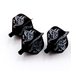 CUESOUL Cuesoul - Tero Flight System AK4 Flower - Black Standard - Dart Flights