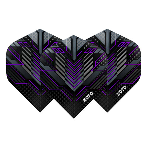 KOTO KOTO ZIZ-Matrix NO2 Purple - Dart Flights