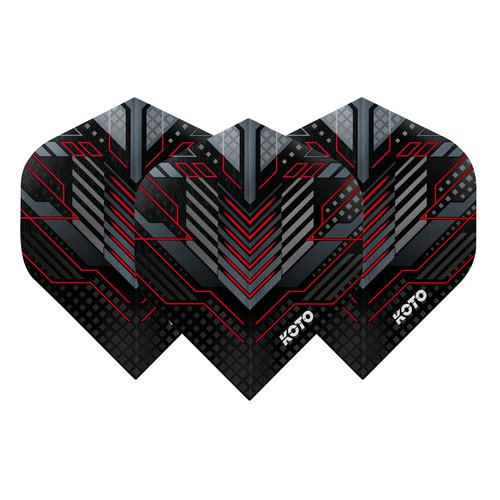 KOTO KOTO ZIZ-Matrix NO2 Red - Dart Flights