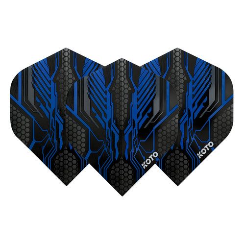 KOTO KOTO ZIZ-Wing NO2 Dark Blue - Dart Flights