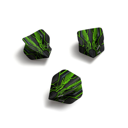 KOTO KOTO ZIZ-Wing NO2 Green - Dart Flights