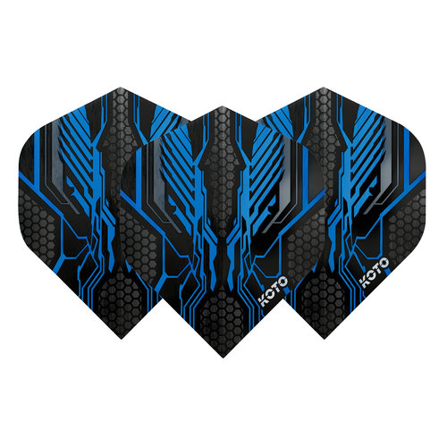 KOTO KOTO ZIZ-Wing NO2 Aqua - Dart Flights