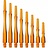 Cosmo Darts Fit Shaft Gear Hybrid - Clear Orange - Spinning - Dart Shafts