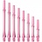 Cosmo Darts Fit Shaft Gear Slim - Clear Pink - Locked - Dart Shafts