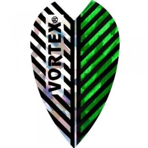 Harrows Harrows Vortex Feather Green/Silver - Dart Flights