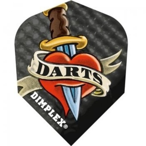 Harrows Harrows Dimplex Heart Dagger - Dart Flights