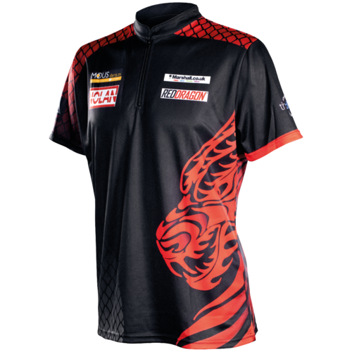 Red Dragon Red Dragon Jonny Clayton Dragon Tour Polo Dart Shirt