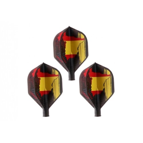 CUESOUL Cuesoul - Tero Flight System AK4 - Spanish Flag Standard - Dart Flights