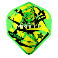 L-Style Champagne Flight L1 Standard Mikuru Suzuki V5 Neon Green - Dart Flights L-Style L-Style Champagne Flight L1 Standard Mikuru Suzuki V5 Neon Green - Dart Flights