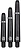 Shot Koi Carbon Black - Dart Shafts