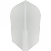 Cosmo Darts Cosmo Darts - Fit Flight Clear White SP Slim - Dart Flights