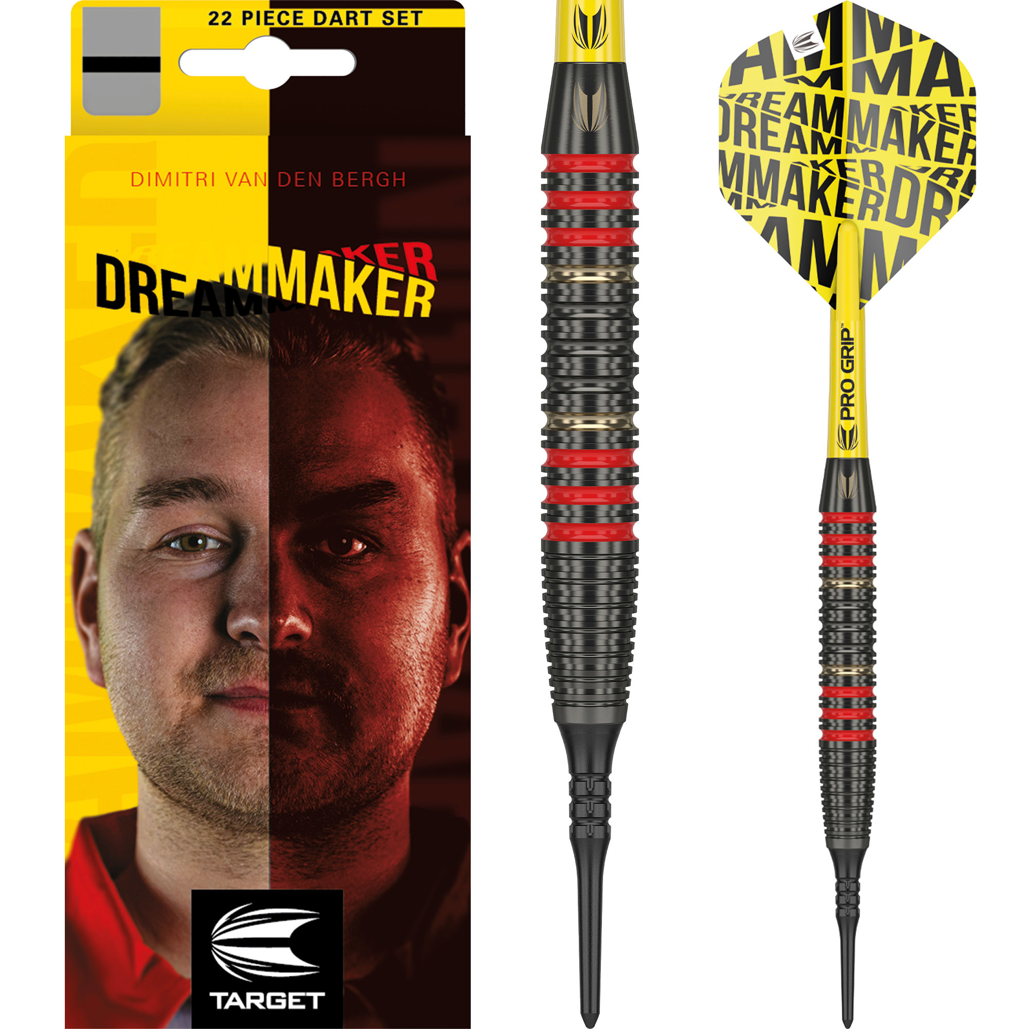 Target Dimitri van den Bergh Brass Softdarts