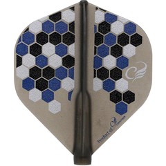Cosmo Darts - Fit Flight AIR Geometric Honeycomb Standard - Dark Black