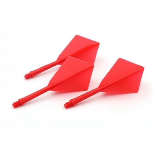 CUESOUL Cuesoul - Tero Flight System AK5 Rost Diamond - Red - Dart Flights