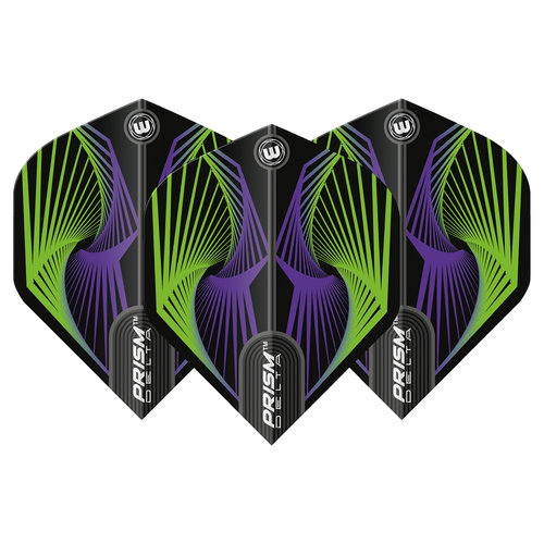 Winmau Winmau Prism Delta Wave Green & Purple - Dart Flights