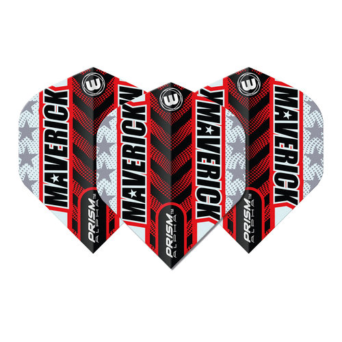 Winmau Winmau Prism Alpha Maverick Black & Red - Dart Flights