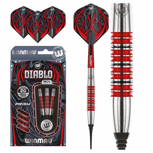 Winmau Winmau Diablo Torpedo 90% Softdarts