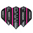 Winmau Prism Alpha Black MVG Pink - Dart Flights