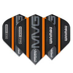 Winmau Prism Alpha Black MVG Orange