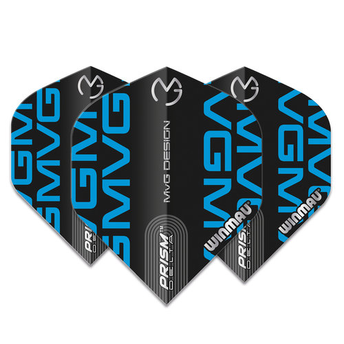 Winmau Winmau Prism Delta MVG Design Black/Aqua - Dart Flights