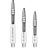 Mission Sabre Clear Base Silver - Dart Shafts