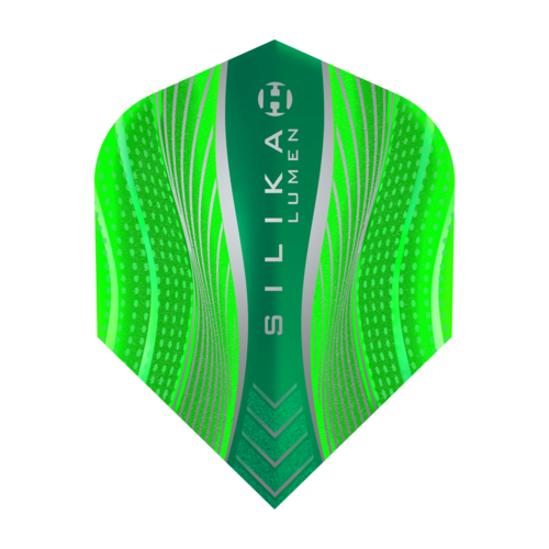 Harrows Harrows Silika Lumen Round NO6 Green Tough Crystalline Coated - Dart Flights