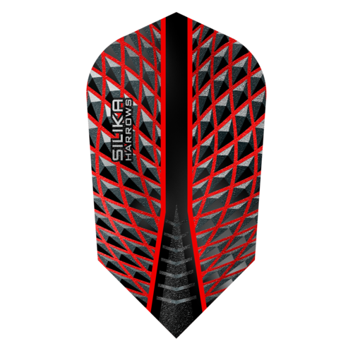 Harrows Harrows Silika Slim Red Tough Crystalline Coated - Dart Flights