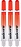 Unicorn Gripper 4 Two-Tone Red Top - Dart Shafts