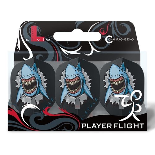 L-Style L-Style Champagne Flight L1 Standard Florian Hempel V1 Black - Dart Flights