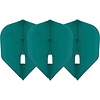 L-Style L-Style Champagne Flight Kami L3 Shape Deep Green - Dart Flights