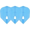 L-Style L-Style Champagne Flight Kami L3 Shape Light Blue - Dart Flights