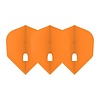 L-Style L-Style Champagne Flight L3 Shape Solid Orange - Dart Flights