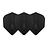 L-Style Champagne Flight EZ L3 Shape Black - Dart Flights