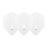 L-Style Champagne Flight EZ L3 Shape White - Dart Flights