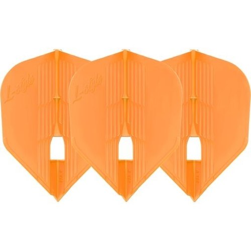 L-Style L-Style Champagne Flight Kami L3 Shape Orange - Dart Flights