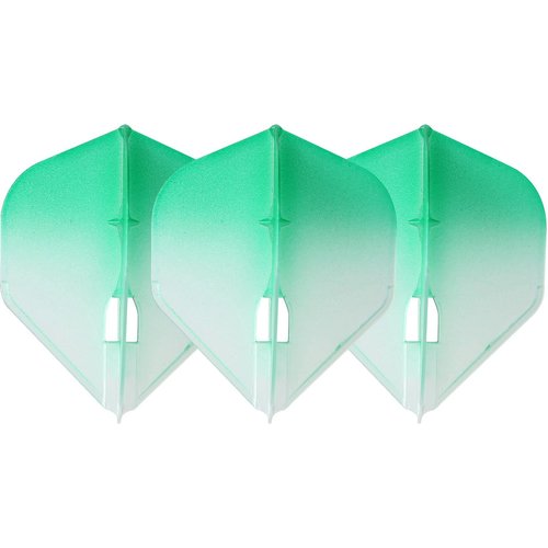 L-Style L-Style Champagne L3 Shape 2-Tone CWH×Green - Dart Flights