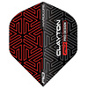 Red Dragon Red Dragon Jonny Clayton Hardcore Premium Red & Black - Dart Flights